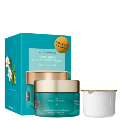 Rituals The Ritual Of Karma Body Cream + Refill Pack 440ml In White
