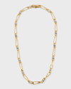 MARCO BICEGO 18K YELLOW GOLD MARRAKECH ONDE SINGLE LINK NECKLACE