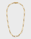 Marco Bicego 18k Yellow & White Gold Marrakech Onde Diamond Link Necklace, 18