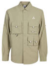 Nike Acg Dri-fit Uv Devastation Trail Button-up Shirt In Green