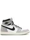 Nike Air Jordan 1 Retro High Og Sneakers Tech Grey / Muslin In Grey