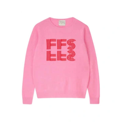 Jumper 1234 Ffs Cashmere Crew In Candy And Red