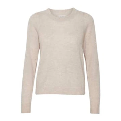 Part Two Evina Cashmere Sweater In Natural Melange