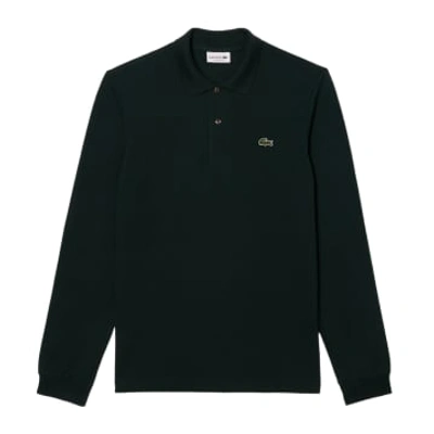 Lacoste Polo Classic Fit Long Sleeve Man Dark Green