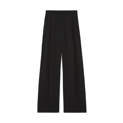 G. Label By Goop Kelly Wide-leg Trousers In Black