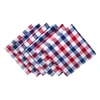 DII 4TH OF JULY CHECK NAPKIN (SET OF 6)