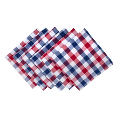 Dii 4th Of July Check Napkin (set Of 6)