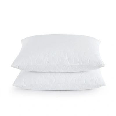 Puredown Peace Nest 2 Pack White Goose Feather Pillows For Side And Back Sleepers, 100% Cotton Cover