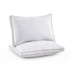 Puredown Peace Nest 2pcs 5% Grey Goose Down Feather Pillow Gusset Bed Pillows