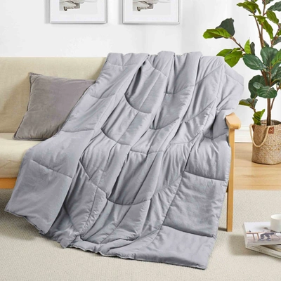 Puredown Peace Nest 100% Polyester Blanket/throw In Grey