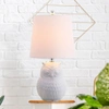 Jonathan Y Hoot Ceramic Mini Led Table Lamp