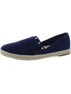 ANNE KLEIN KAILY WOMENS SUEDE STUDDED ESPADRILLES