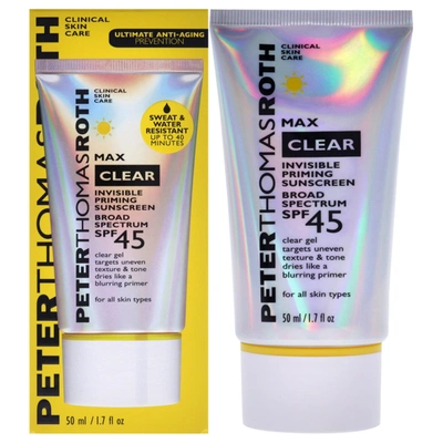Peter Thomas Roth Clear Invisible Priming Sunscreen Spf 45 By  For Unisex - 1.7 oz Sunscreen