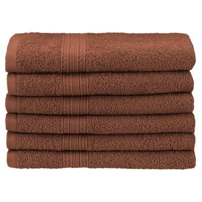 Superior Eco-friendly Ringspun Cotton Modern Absorbent 6-piece Hand Towel Set