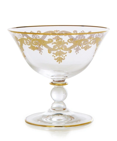 Classic Touch Decor 5" Serving Bowl With 24k Gold Artwork