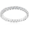 POMPEII3 1 1/2 CTTW DIAMOND ETERNITY RING U PRONG 14K WHITE GOLD WEDDING BAND