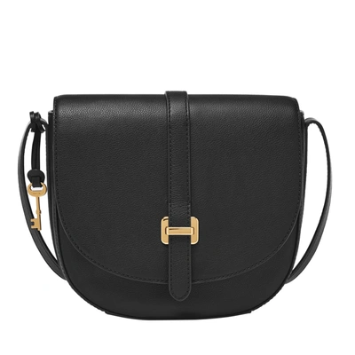 Fossil Women's Emery Leather Crossbody In Black