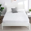 PUREDOWN PEACE NEST QUILTED DOWN ALTERNATIVE MATTRESS PAD WITH 100% COTTON COVER