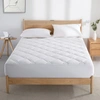 PUREDOWN PEACE NEST RHOMBIC-QUILTED DOWN ALTERNATIVE MATTRESS PAD WITH TC300 100% COTTON COVER