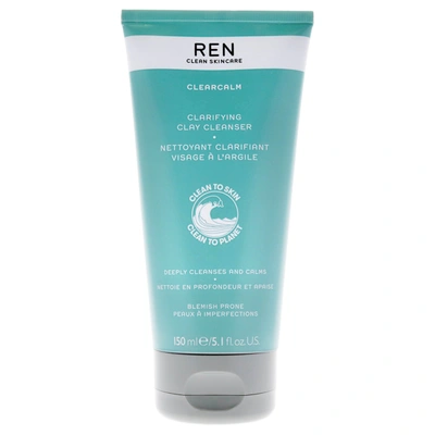 Ren Clearcalm 3 Clarifying Clay Cleanser By  For Unisex - 5.1 oz Cleanser