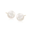 ROSS-SIMONS 8-9MM CULTURED PEARL STUD EARRINGS IN 14KT YELLOW GOLD