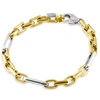 Pompeii3 Men's Figaro 14k Gold (33gram) Or Platinum (53gram) 6.5mm Link Bracelet 8.75" In Gold