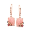 Ross-simons Pink Opal And . Multicolored Sapphire Bumblebee Drop Earrings With Garnet Accents In 18kt Rose Gold  In Pink