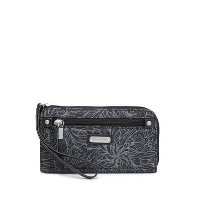 Baggallini Zip Around Rfid Wallet Wristlet In Black