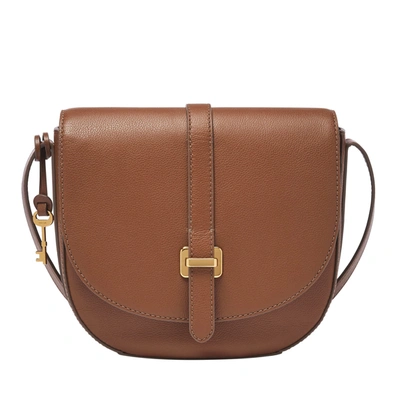 Fossil Women's Emery Leather Crossbody In Brown