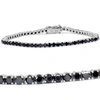 Pompeii3 3ct Black Diamond Tennis Bracelet 14k White Gold 7" In Multi