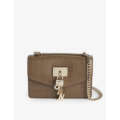 Buy Dkny Monogram-print Cross Body Bag - Brown At 29% Off