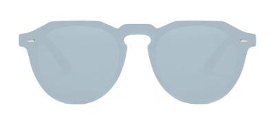 Hawkers Warwick Venm Hybrid Vwtr02 Tr02 Round Sunglasses In Silver