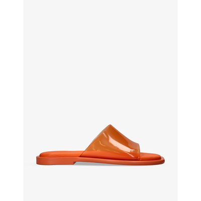 Loewe Petal Slides In Orange