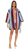 Missoni Carlie Bademantel Mit Zickzackmuster In Multicolor