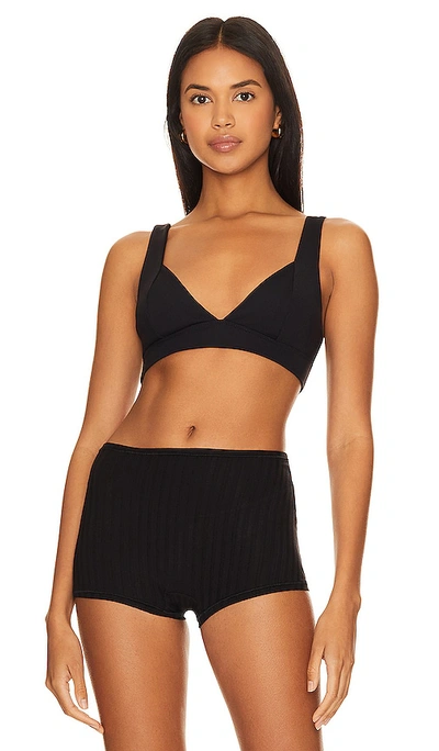Free People X Intimately Fp Duo Corset Bralette In Black