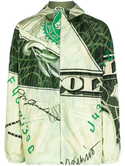 Moschino Lightweight Jacket In Green