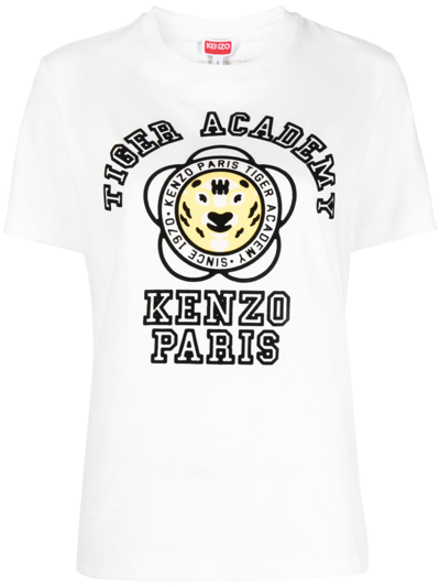 Kenzo T-shirt In Off White