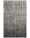Weave & Wander Kiba Modern Abstract 60% Polypropylene 40% Polyester Accent Rug In Grey