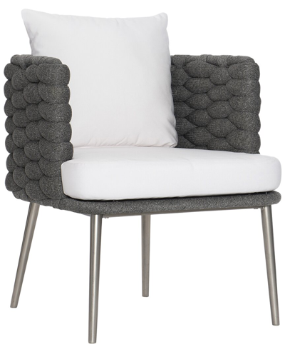 Bernhardt Exteriors Santa Cruz Outdoor Arm Chair In Grey