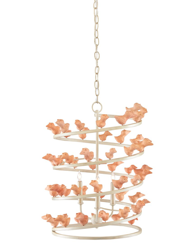 Currey & Company Adarna Chandelier In Metallic