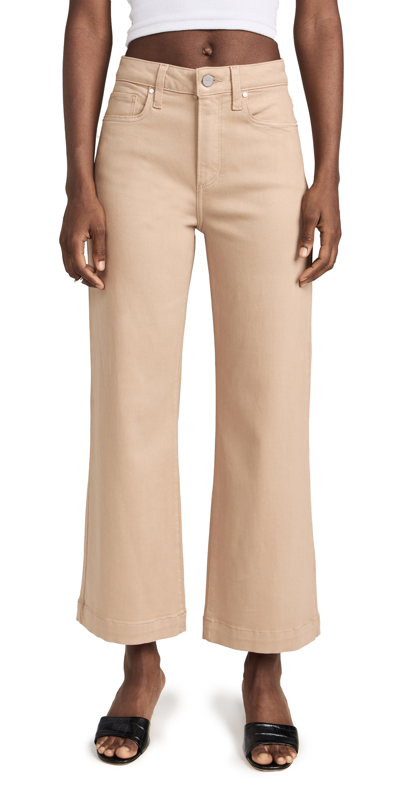 Paige Anessa French Latte Luxe Coating Jeans In Vintage Soft Sand