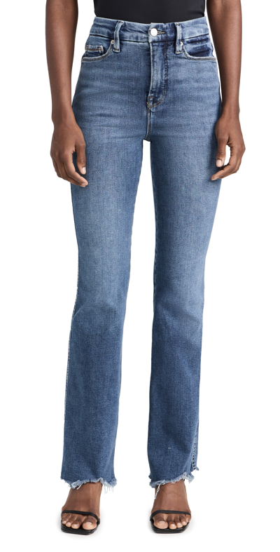 Good American Good Curve Bootcut Jeans In Indigo536
