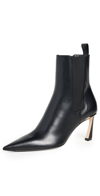 VICTORIA BECKHAM POINTY TOE CHELSEA BOOTS 75 BLACK