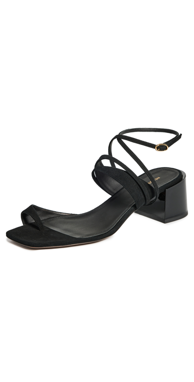 Neous Timir Suede Sandals In Black
