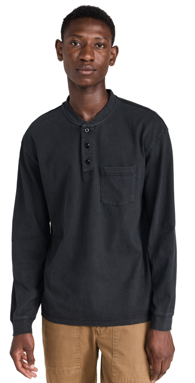 Alex Mill Allen Henley In Washed Black