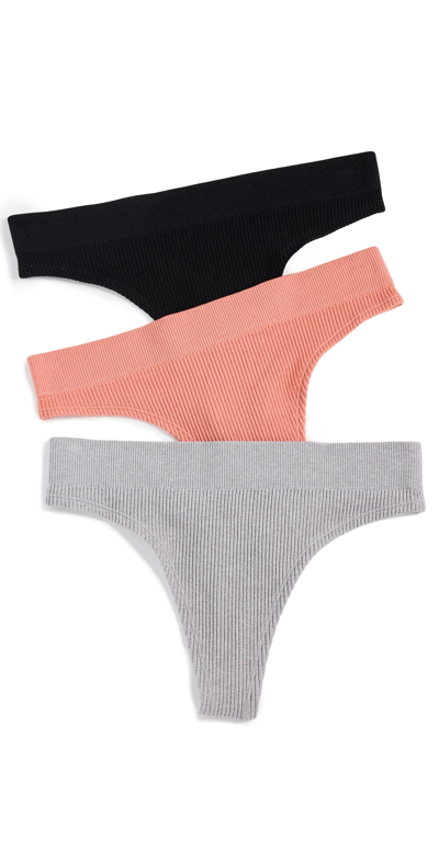 Honeydew Intimates 3pk Linds Thong In Black