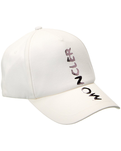 Moncler Logo-print Baseball Cap In White