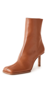 Jacquemus Les Bottines Rond Carre Boots Light Brown 40 In Light Brown