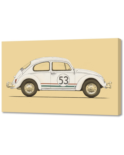 Curioos Famous Car #4 - Vw Beetle By Florent Bodart Wall Art