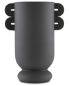 Currey & Company Happy 40 Straight Black Vase In Black